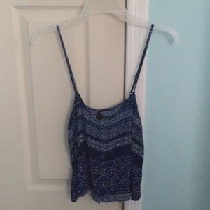 Forever 21 Button up Tribal Print Camisole